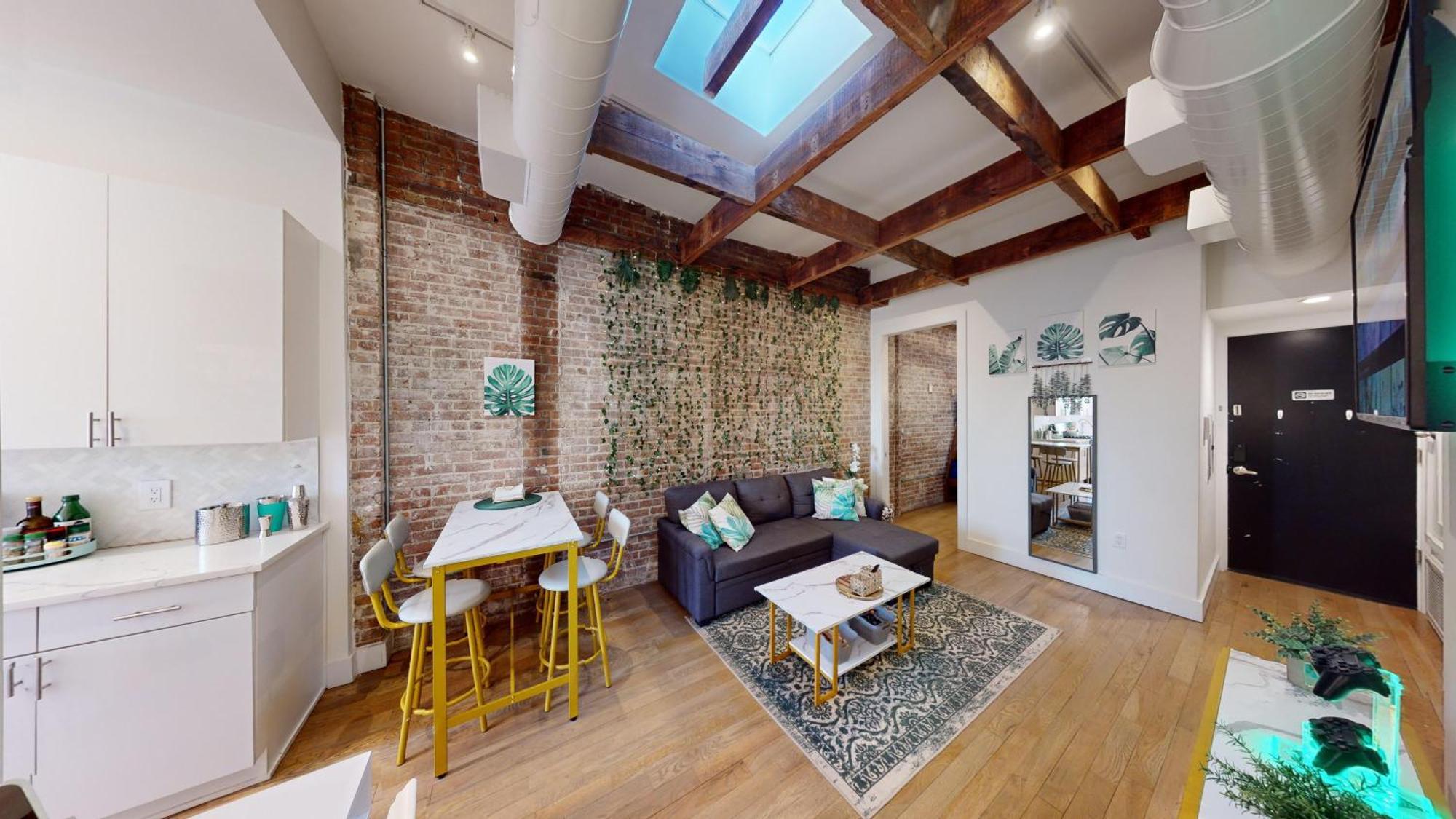 Chic Penthouse 15 Minutes From Nyc - Bus Stop At Doorstep Hoboken Eksteriør billede